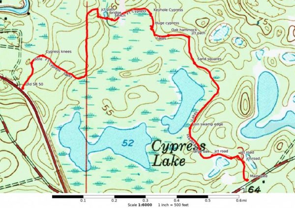 Cypress Lake Preserve Trail Map – Test Auction Product